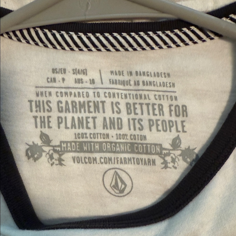 Volcom Maybe Baby Ringer Tee - Picture 3 of 6